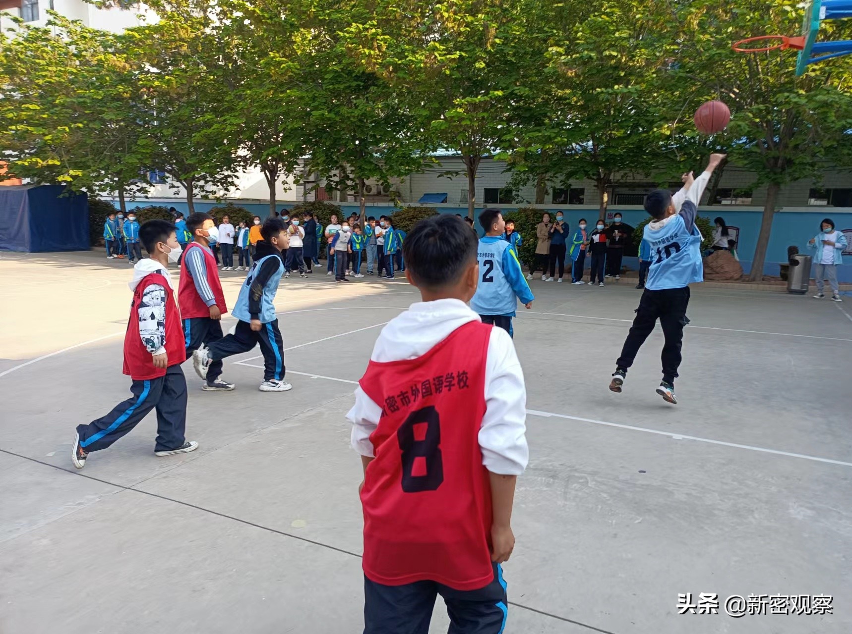 第二十二届校长杯篮球赛,新密外国语学校2018篮球