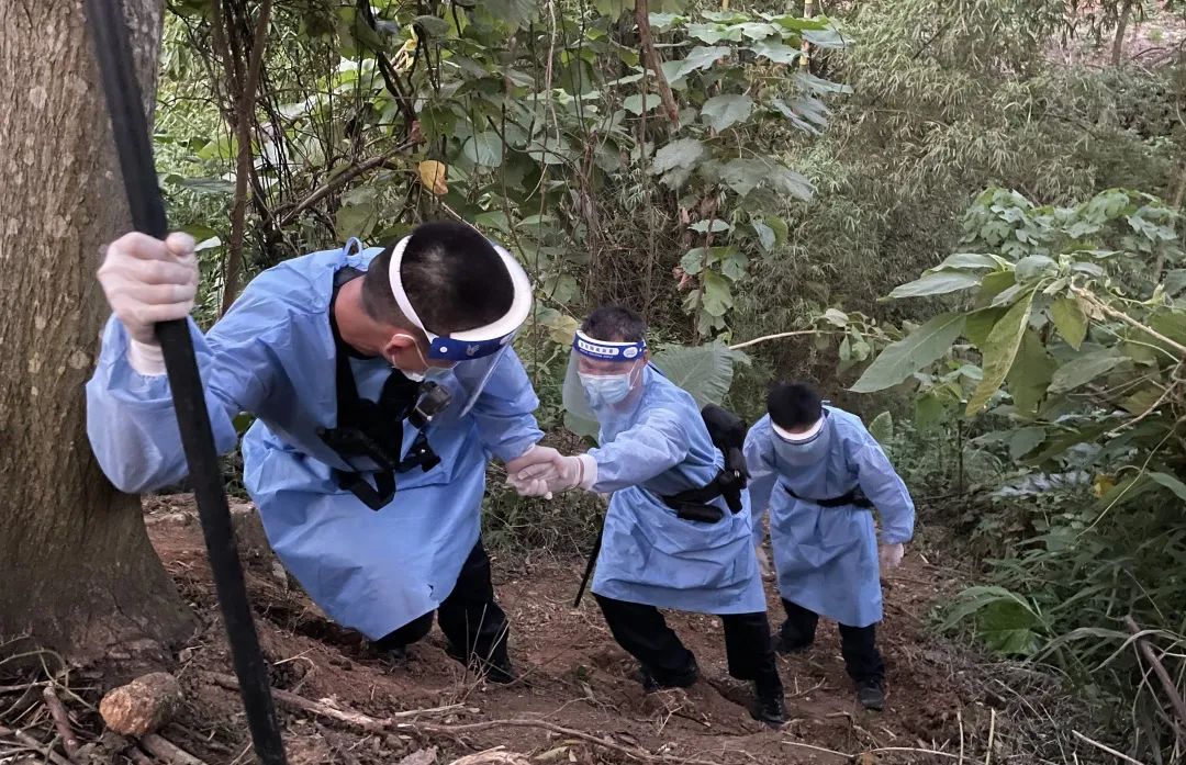 “别动！你手上有条大蜈蚣！”