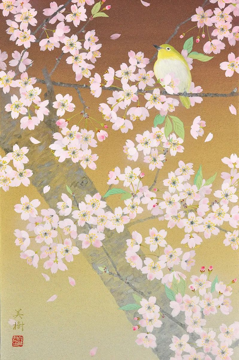 野地美树子手绘油画,日本画家奈良美智作品图