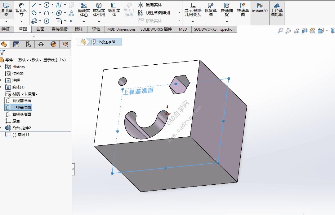 solidworks草图怎么转化为实体,solidworks草图交叉点怎么捕捉