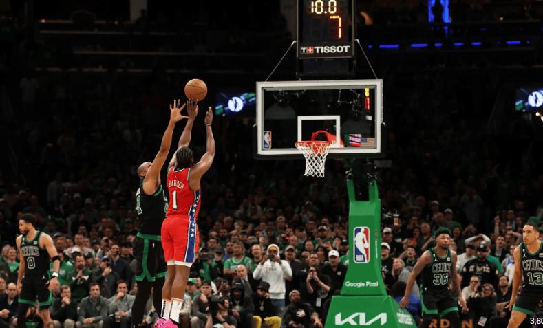 季后赛哈登绝杀凯尔特人,哈登西决首战41分却被库里完爆