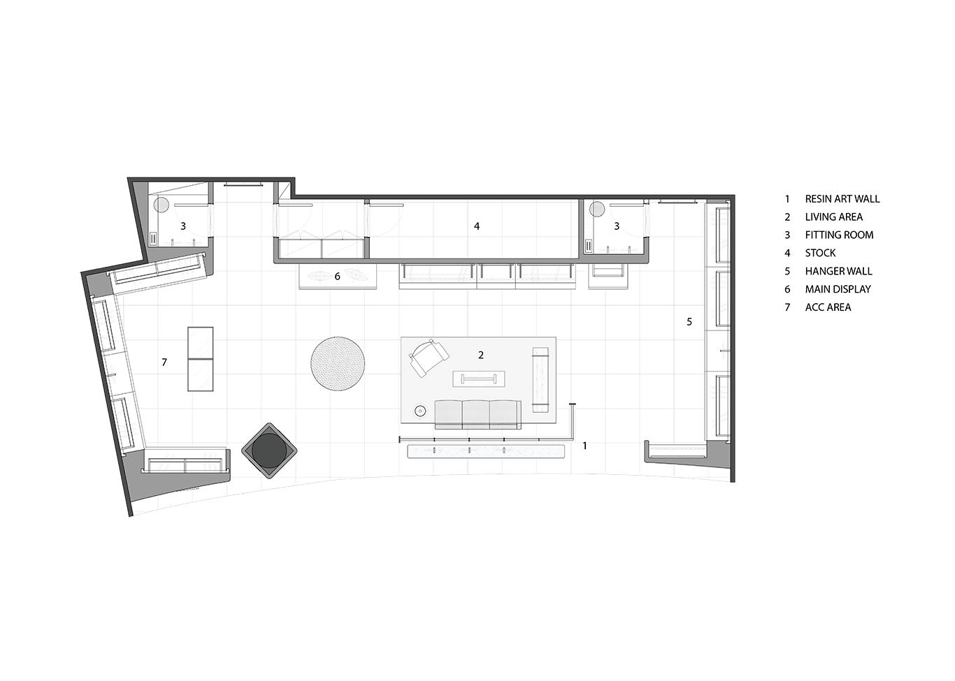 首尔LEBEIGE女装店设计|U.lab
