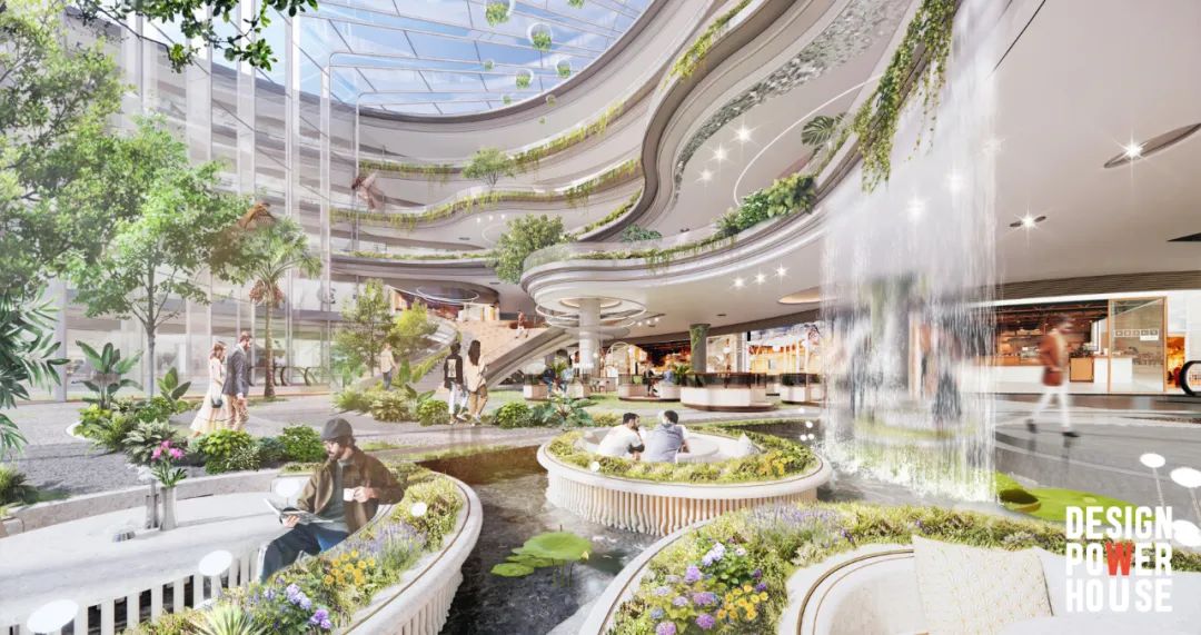 公园商业中心设计,公园创意商业街区空间设计