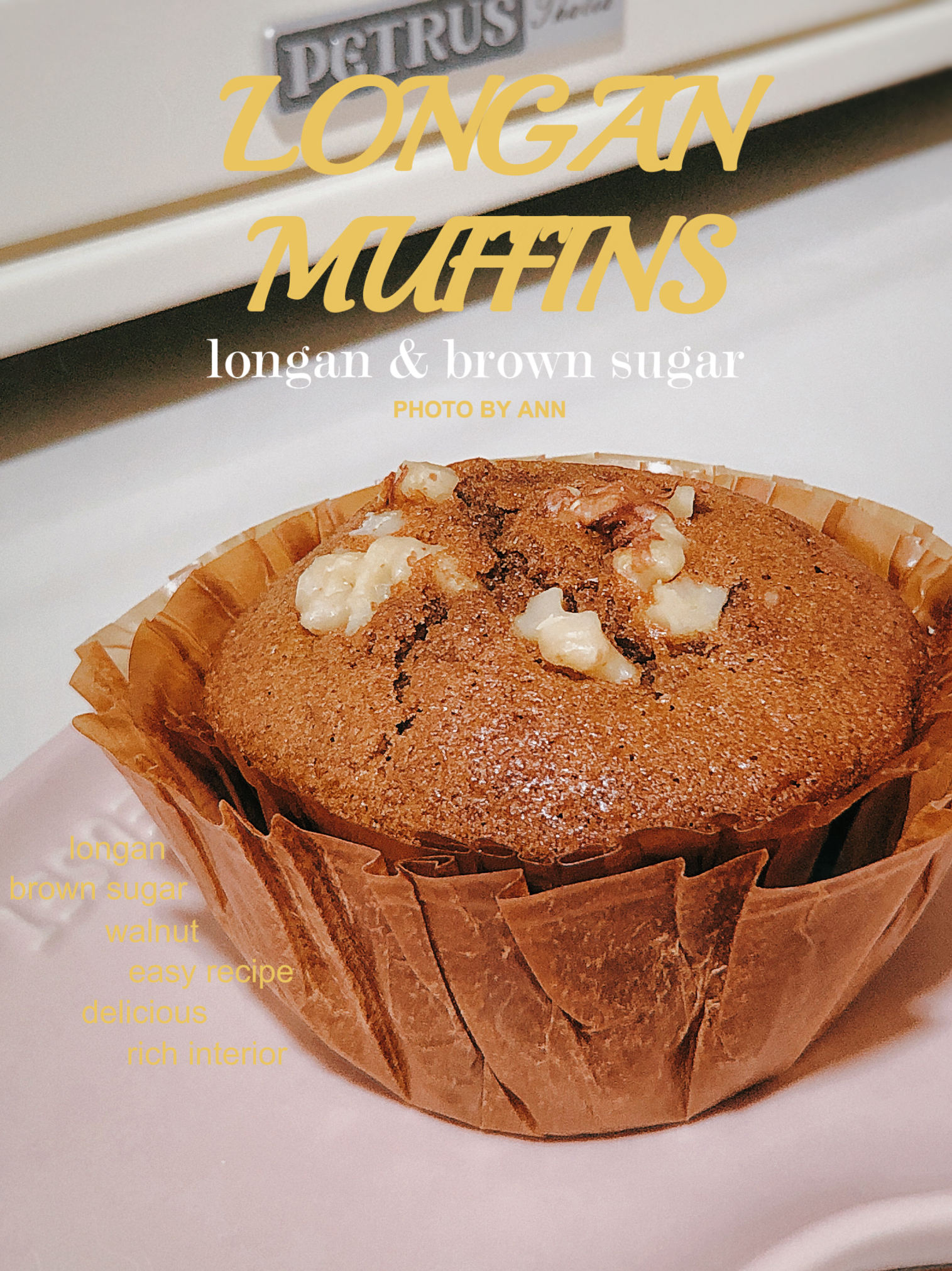 桂圆核桃蛋糕教程,红糖桂圆小蛋糕步骤