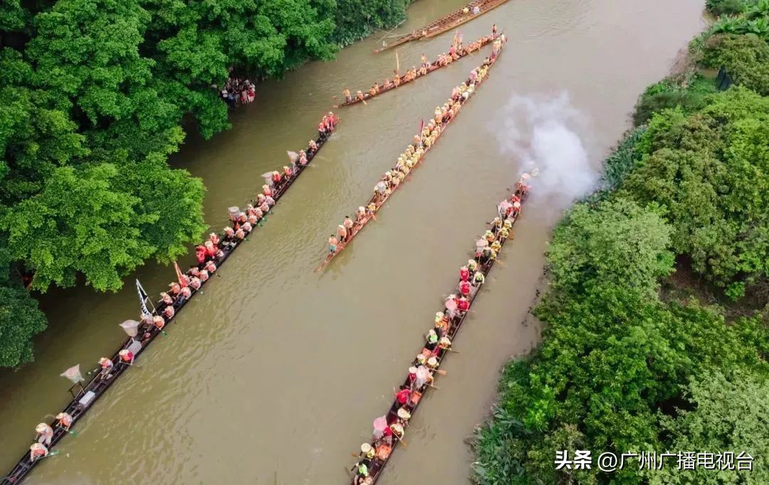 广州乡镇龙船景点介绍图,广州双岗各村龙船视频