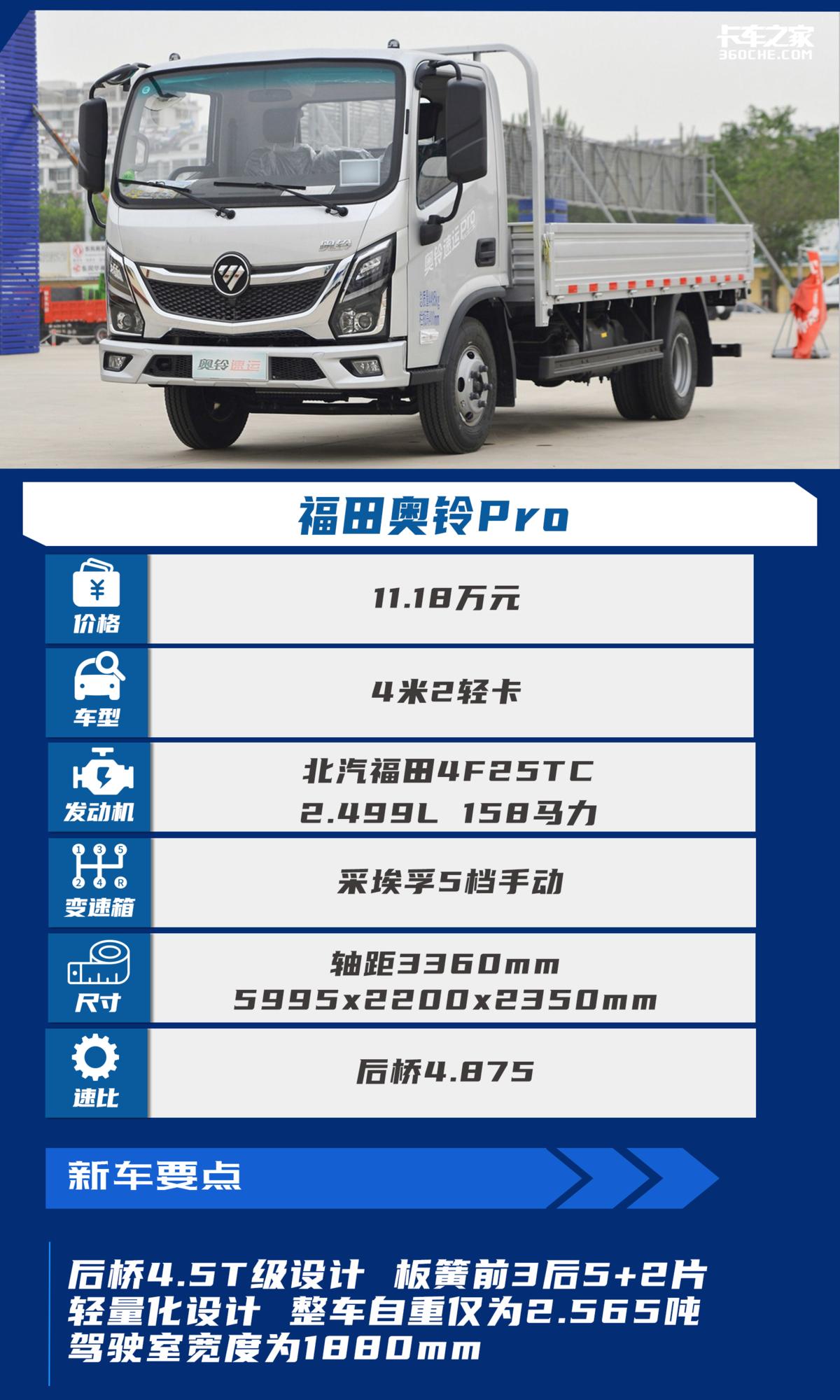 奥铃速运pro轻卡可以上蓝牌吗,奥铃速运pro自动挡轻卡