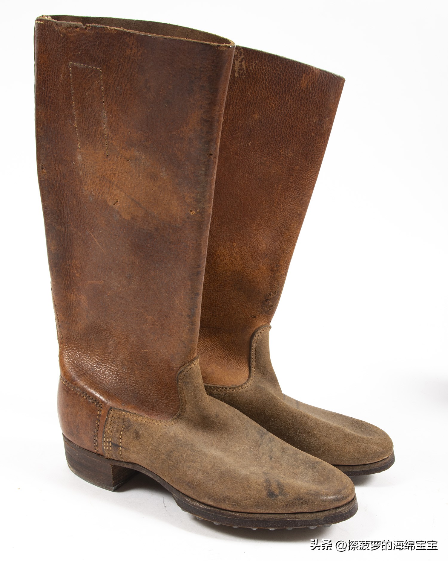 二战时期德国专用军靴,二战德国军靴长筒图片