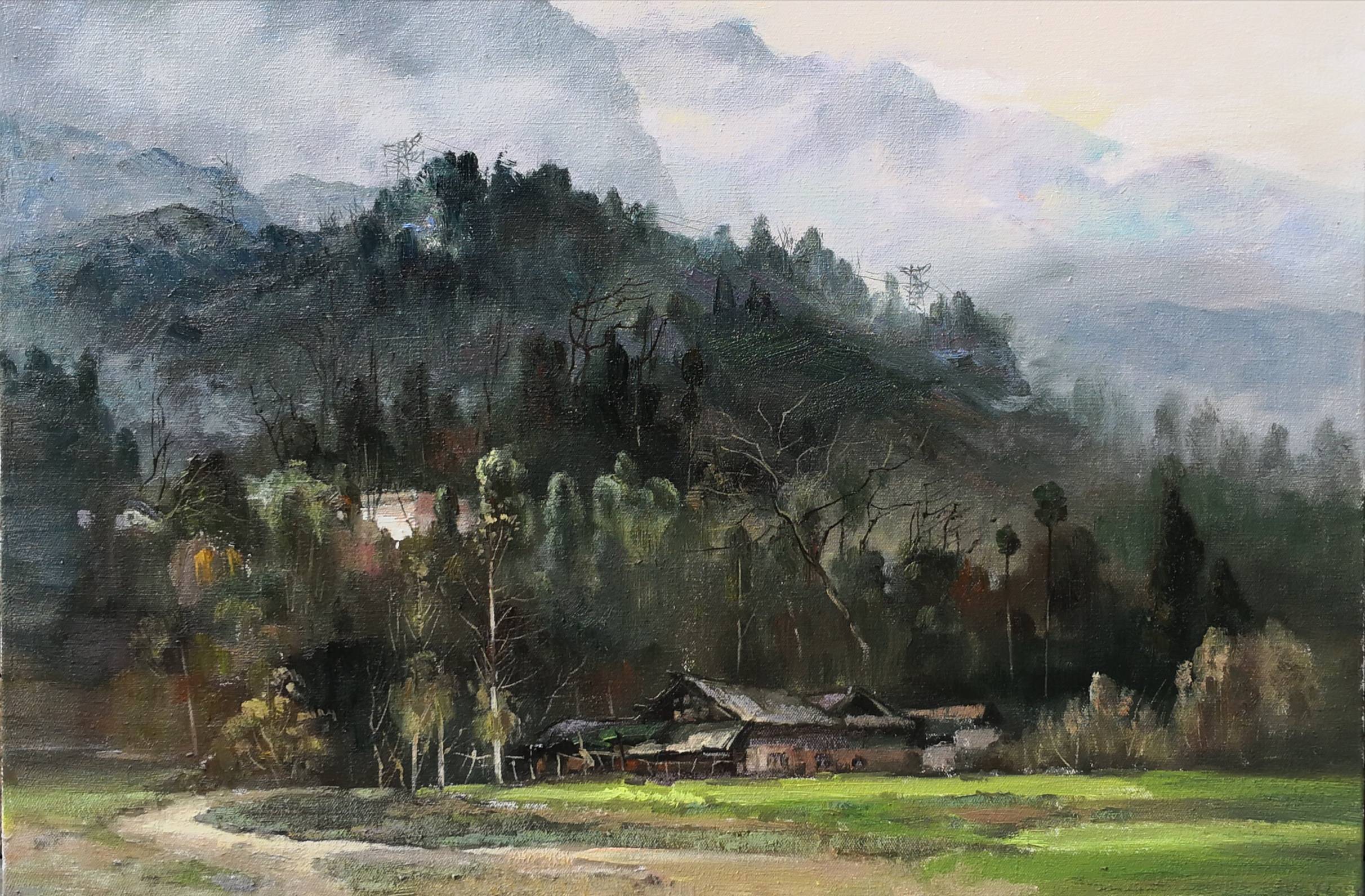 邓湘伟油画作品欣赏,夏卫平油画作品欣赏