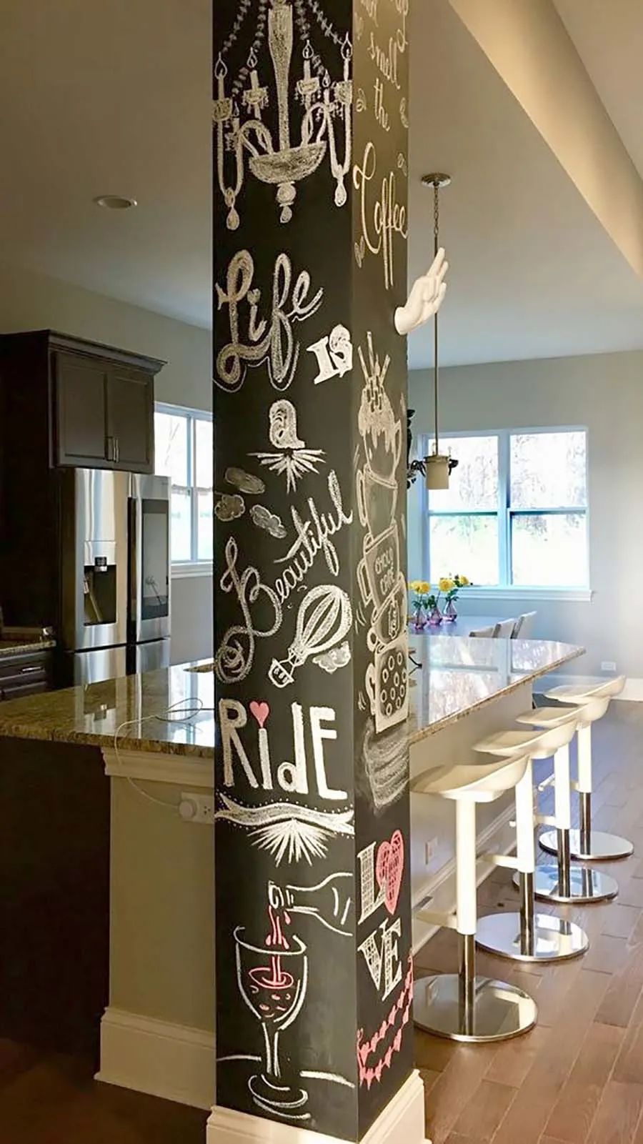 承重墙巧妙改造成开放厨房,承重墙巧妙改造成书房