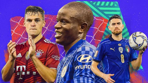 ESPN公布各位置年度十大球员，莱万最佳前锋，坎特领衔中场