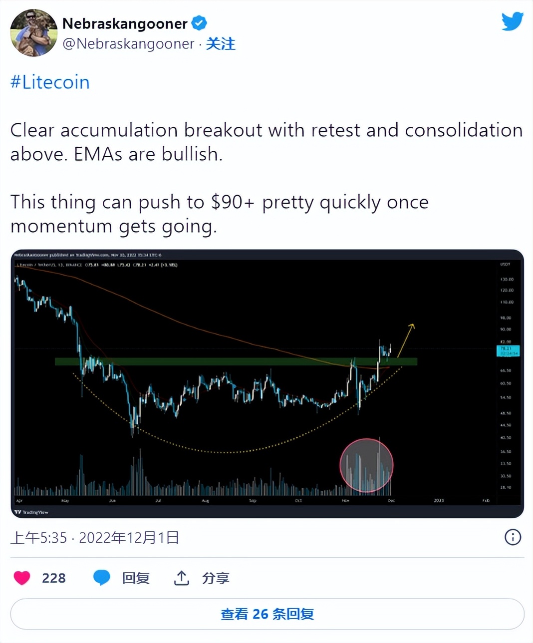 莱特币8年来的走势分析,莱特币的最近趋势分析图表