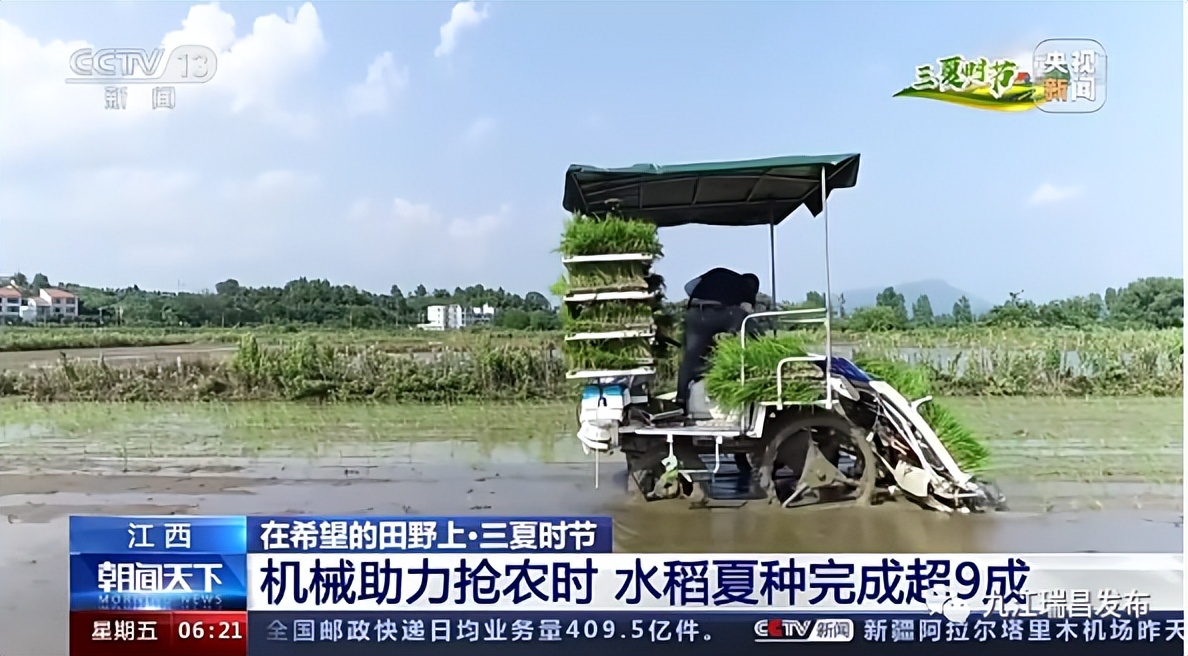 央媒看瑞昌丨一周内两次受央视关注！今日，央视《朝闻天下》和《新闻直播间》栏目关注我市智慧农业