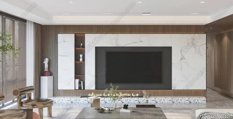 2020现代风最漂亮的背景墙,20款电视背景墙实景分享