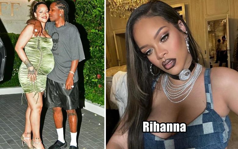 蕾哈娜怀孕出街,蕾哈娜晒出孕照海边