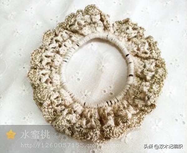 迷你发圈钩编教程,毛线发圈的各种钩法看合集