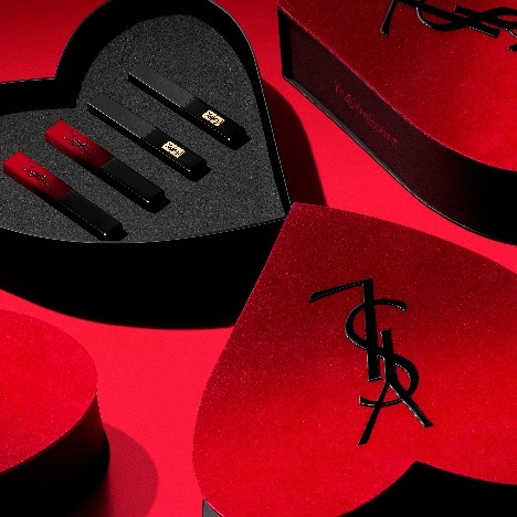 ysl圣罗兰限定红唇波普,ysl圣罗兰皮气垫情人节限定礼盒