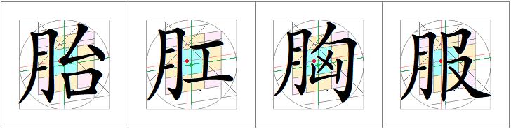 汉字书写的重心,汉字的重心是什么