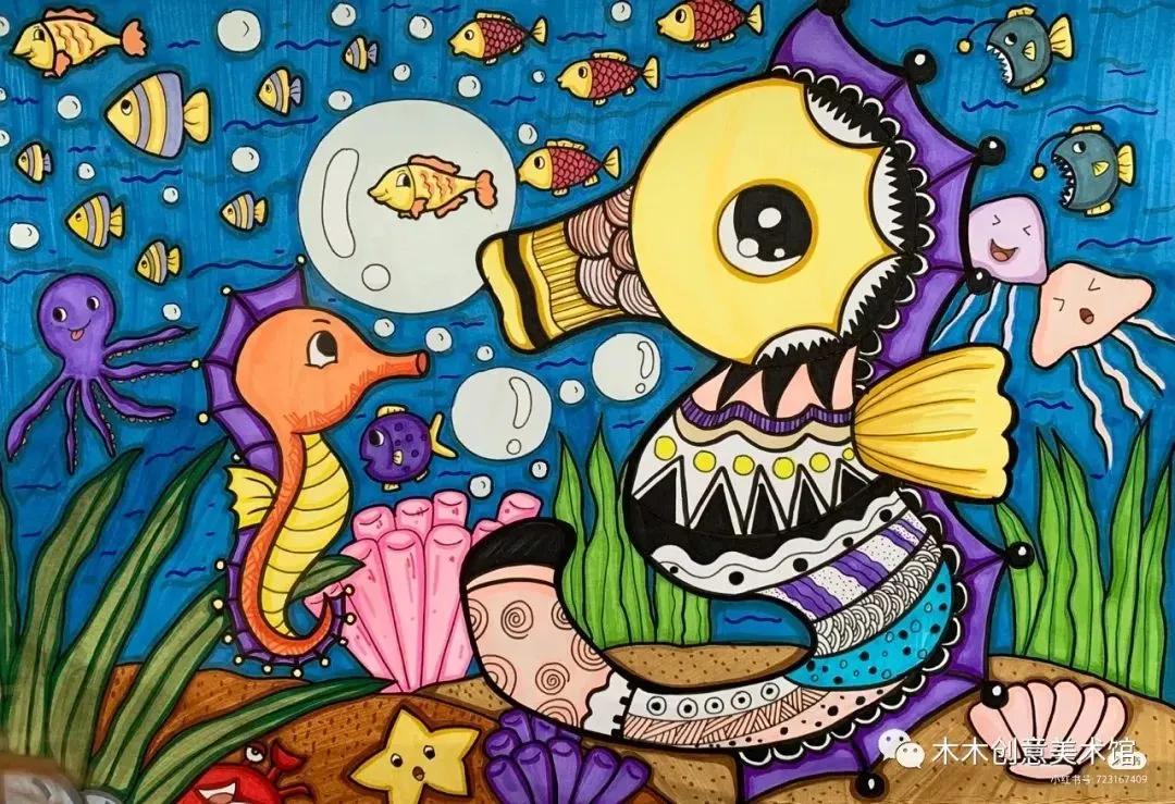 丙烯马克笔绘画可爱又简单的动物,24色马克笔绘画小动物