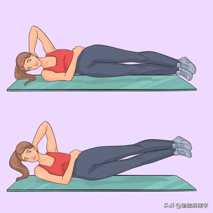 瑜伽瘦肚子和腰上赘肉九宫格,瘦肚子和腰的最快方法在床上瑜伽