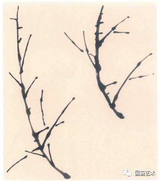刘存惠梅花的各种画法,梅花基本画法