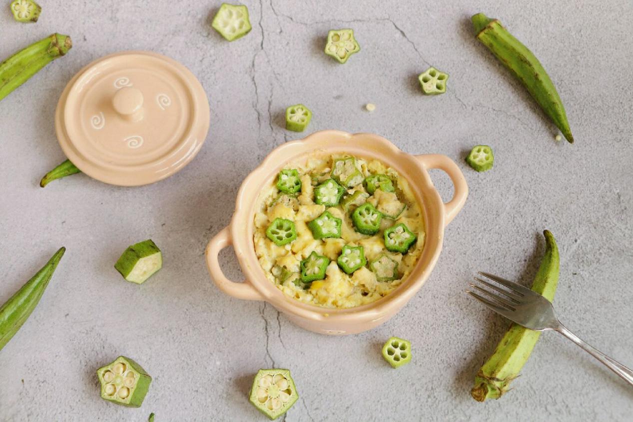 18个月的宝宝感冒怎么做秋葵蒸蛋,宝宝辅食秋葵蒸蛋的做法1岁以上