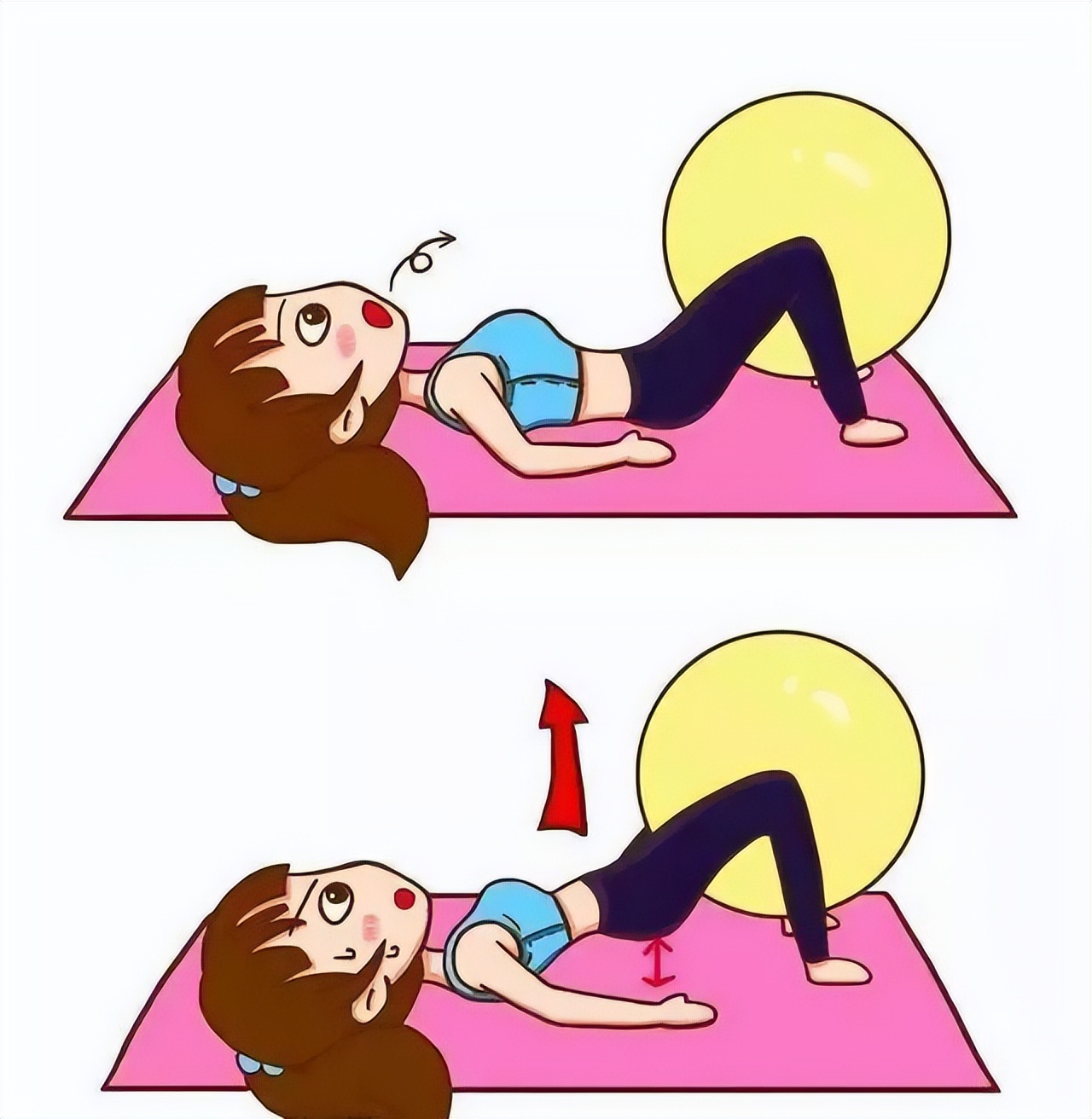 女性盆底肌训练方法示意图,女性做盆底肌修复的最佳时间