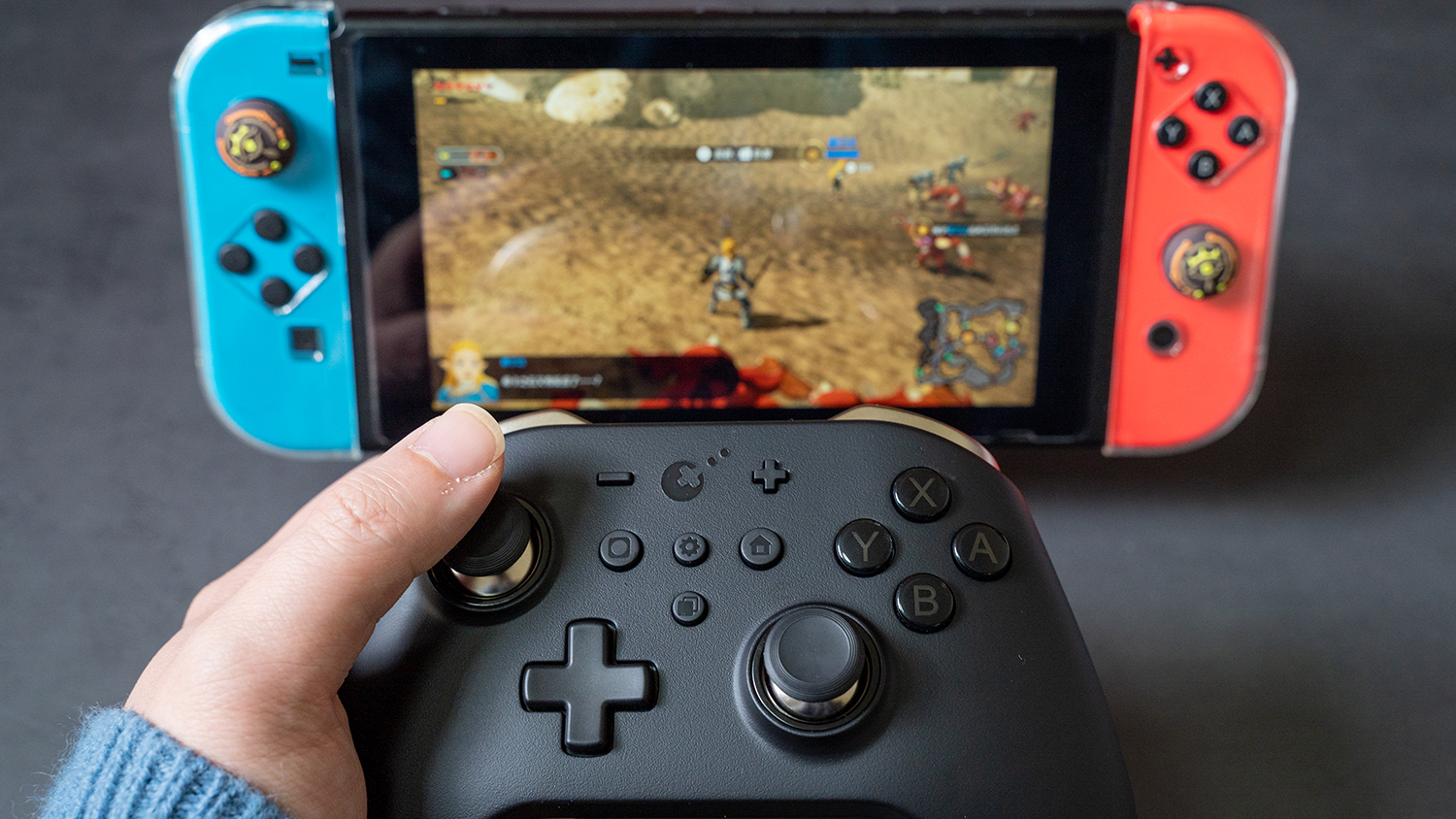 谷粒金刚2pro手柄连switch,谷粒金刚2PRO游戏手柄