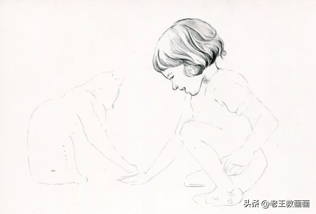 零基础学画人物素描,素描小动物素描入门零基础教程