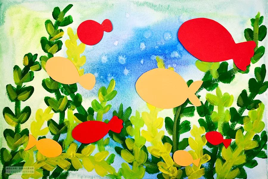 儿童画色彩技法教学目的,儿童画教程大全风景