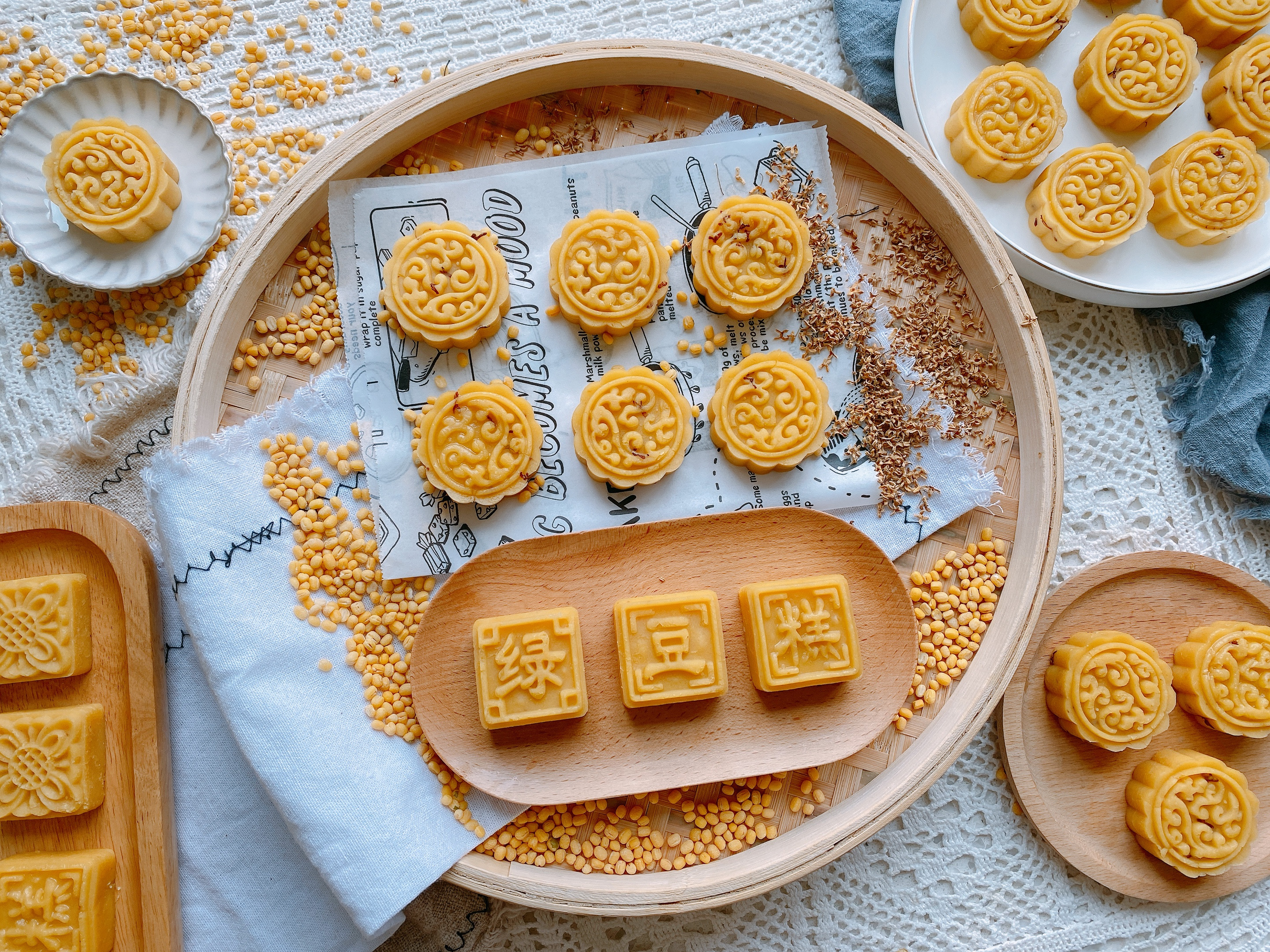 端午节可以做绿豆糕吗,端午节和孩子们一起做绿豆糕