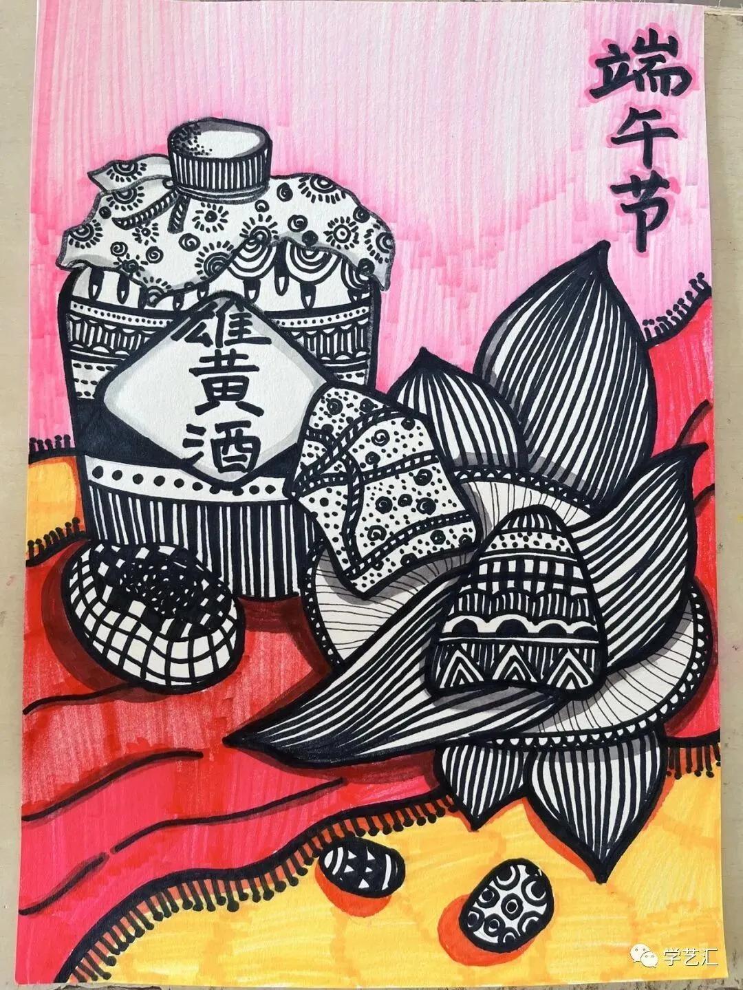 怎么画又漂亮又萌的儿童画,儿童画考级1-10级作品图片范画