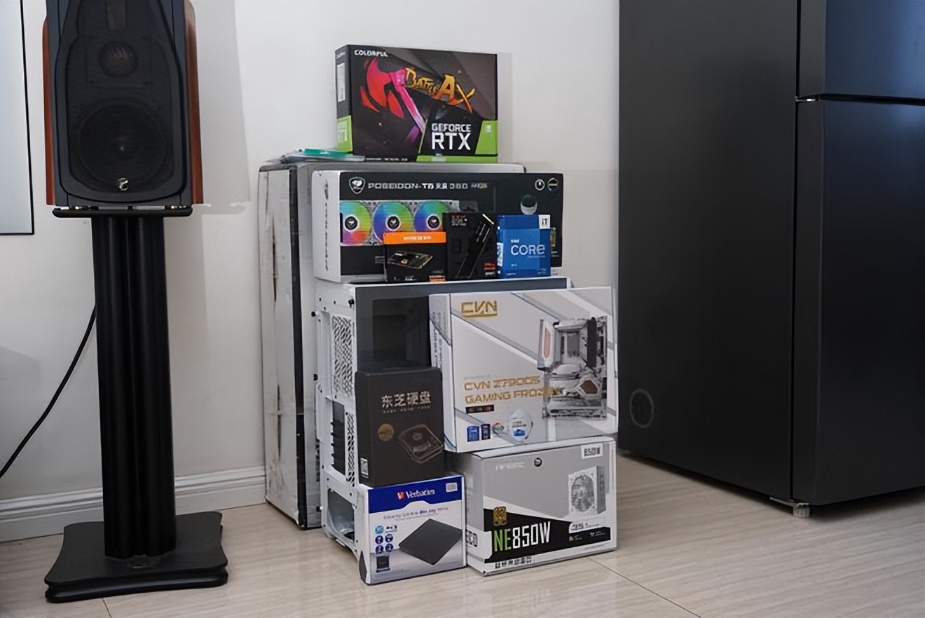 双11装机汇报：13700KF+七彩虹Z790+骨伽天吴T5水冷投入1个W