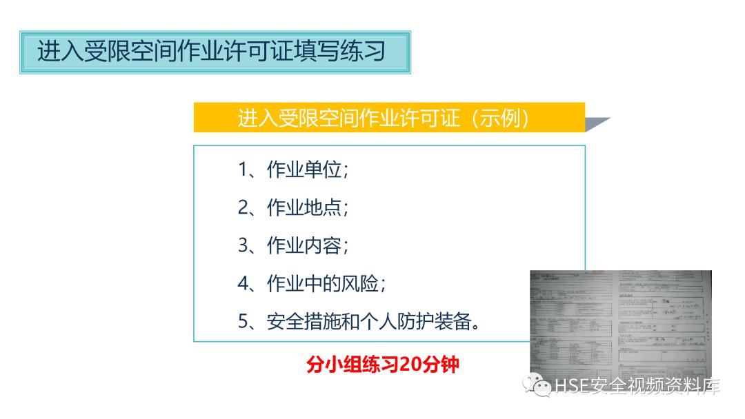 PPT|【课件】进入有限空间作业流程培训