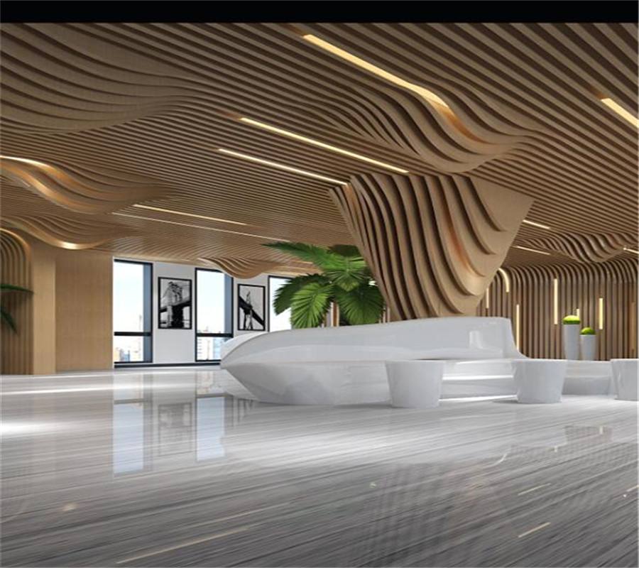 木纹铝方通大全,幕墙木纹铝方通