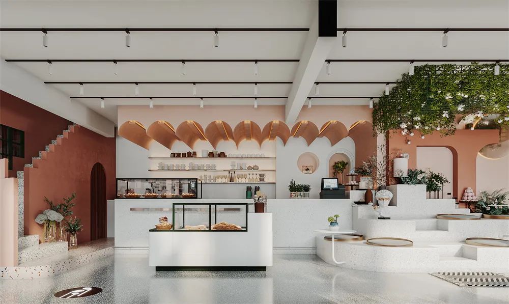 日式甜品店设计,法式甜品店设计效果图