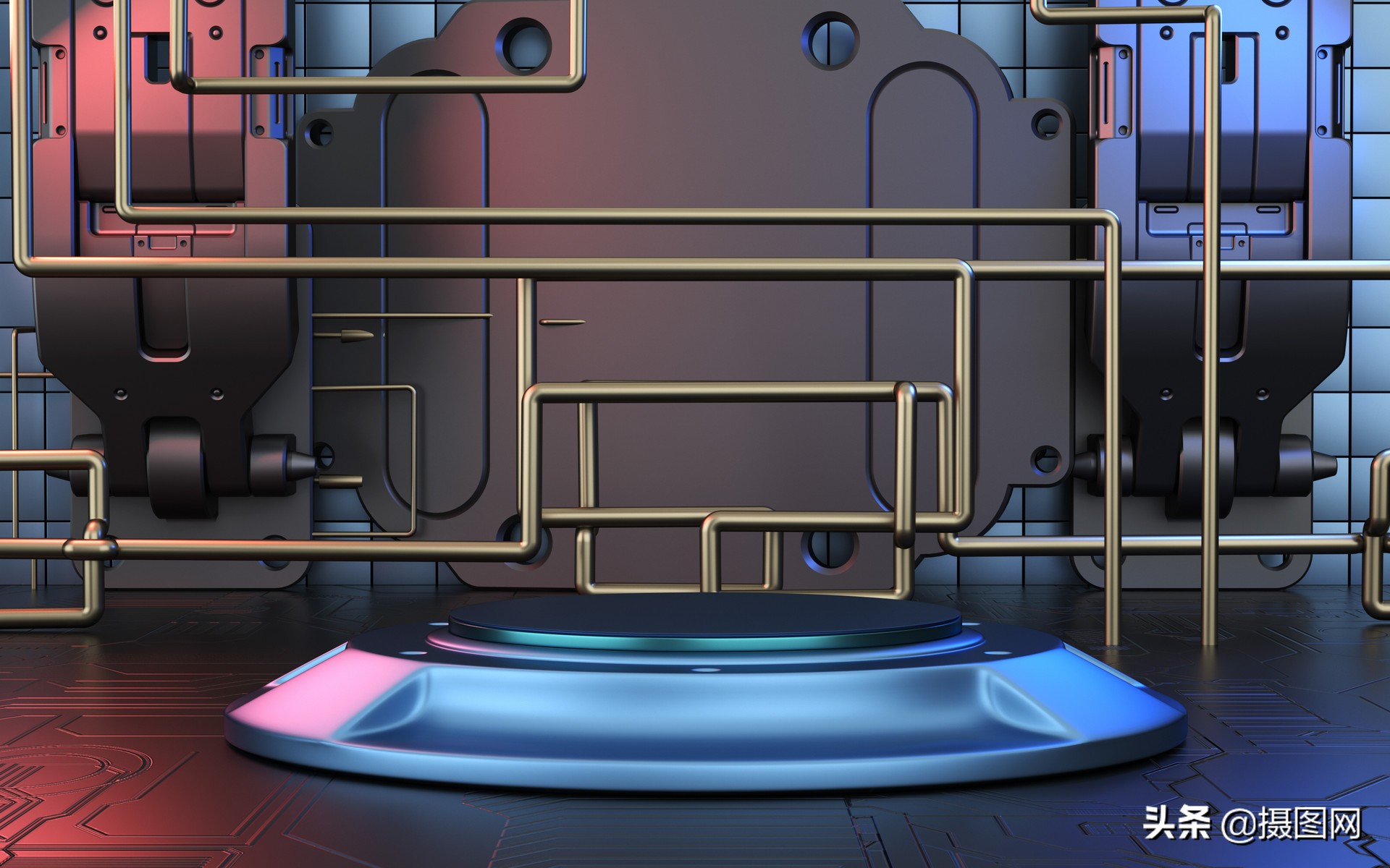 3d背景立体图,3d展台产品模型图