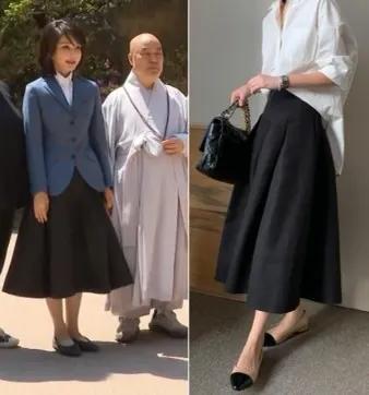 韩国总统夫人金建熙穿搭,韩国总统夫人金建熙日常照片