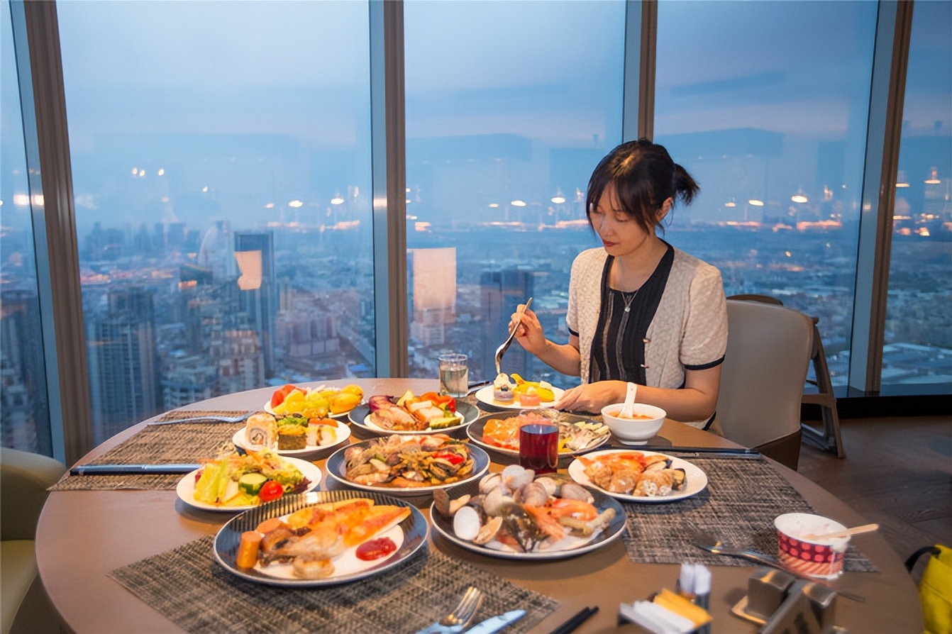 黄岐希尔顿龙狮轩中餐厅早茶,佛山黄岐美食推荐早茶