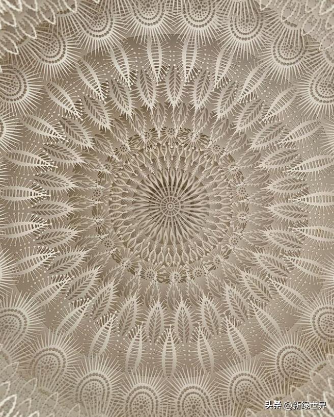 纸艺作品绘画,千变万化的纸艺术作品