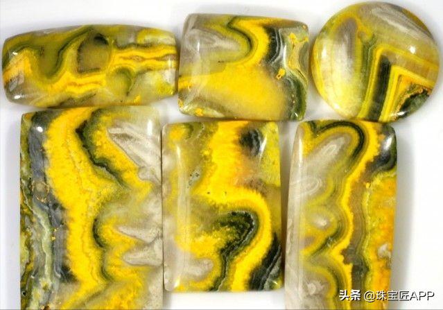 四种宝石图片大全,各种宝石黄色