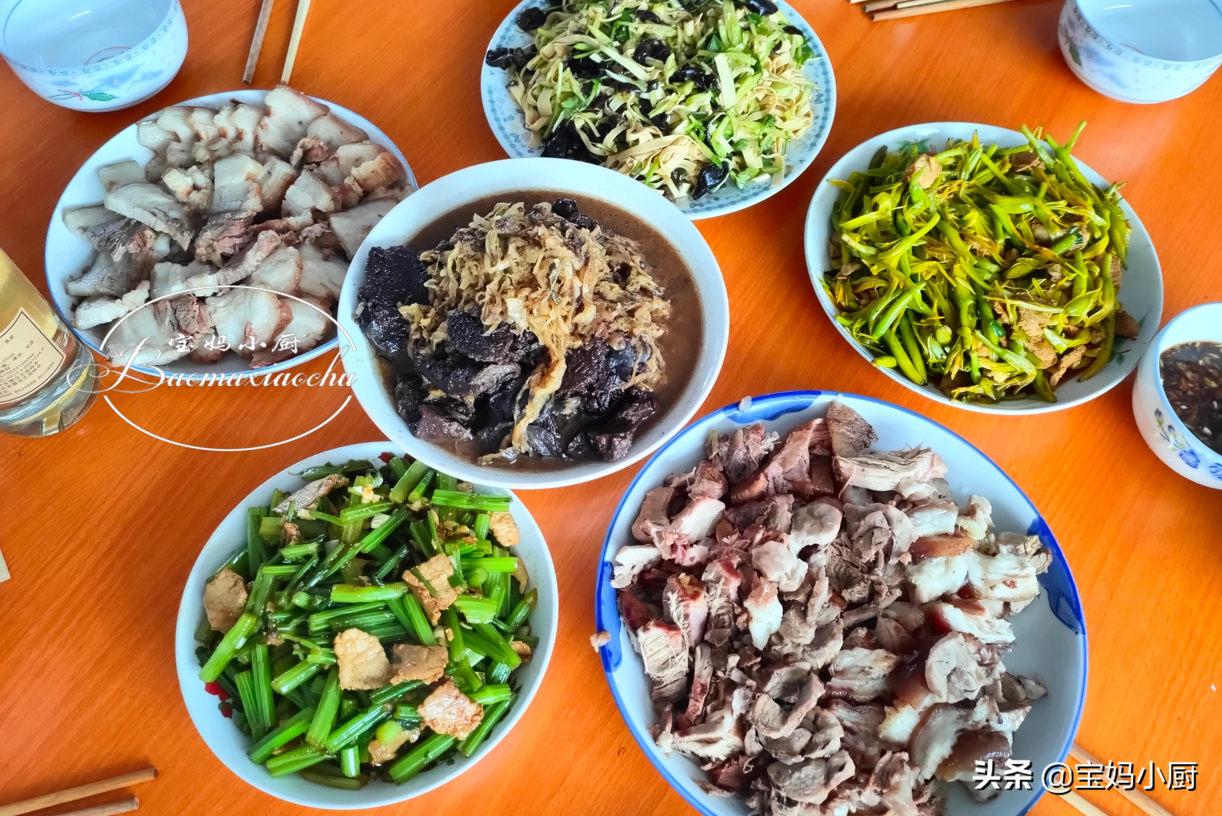 荤素搭配营养下饭的晚餐做法,自己做的十道菜荤素搭配