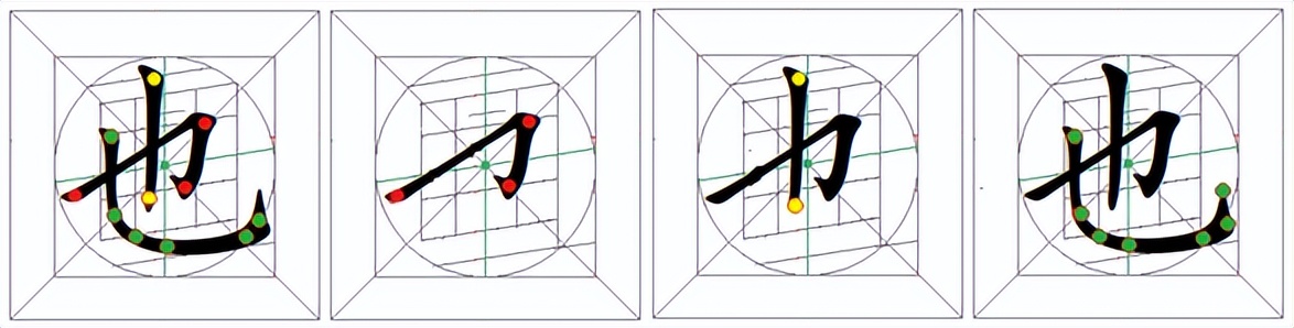 习字格介绍,习字组合寓意好
