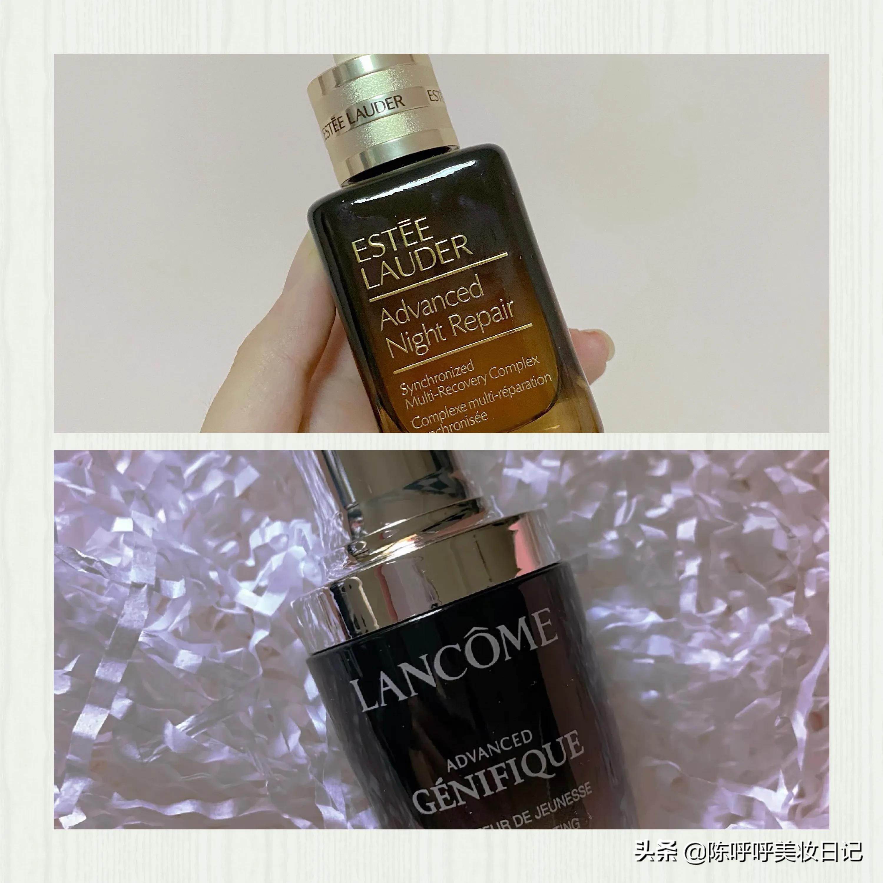 雅诗兰黛小棕瓶和兰蔻小黑瓶谁好,雅诗兰黛小棕瓶vs兰蔻