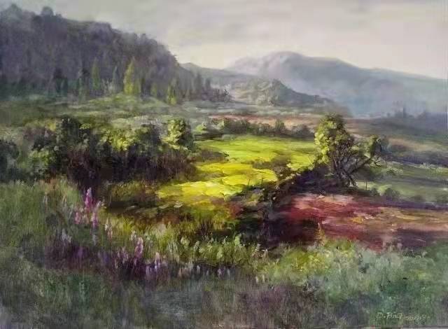 邓湘伟油画作品欣赏,夏卫平油画作品欣赏