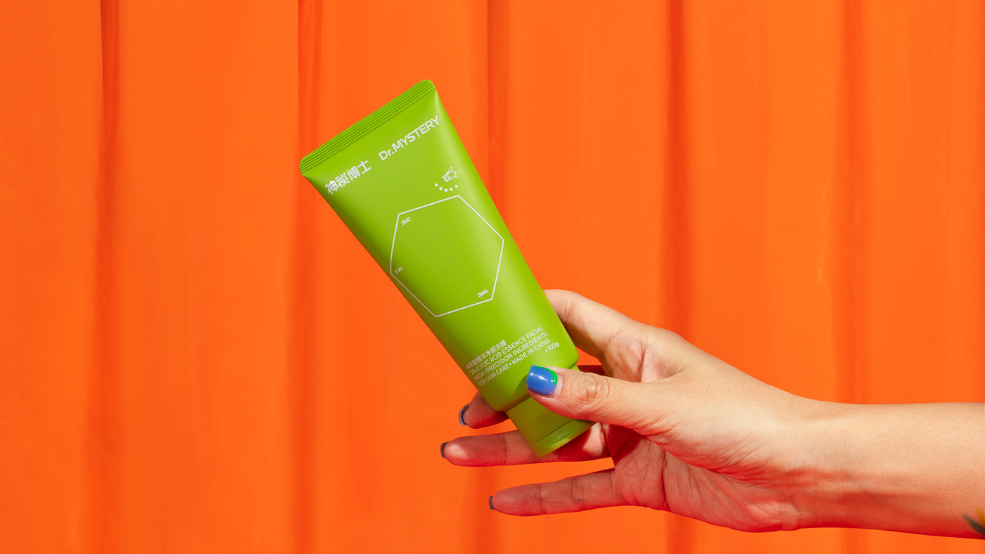 新国潮护肤品包装设计,神秘博士护肤品牌