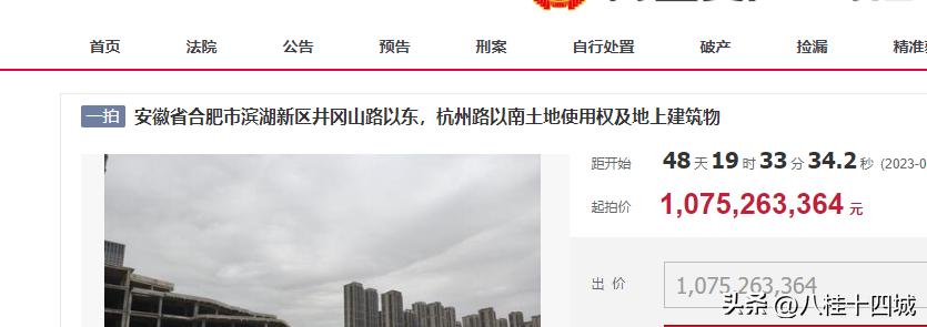 合肥宝能环球汇购物中心拍卖,合肥最大烂尾的商业综合体