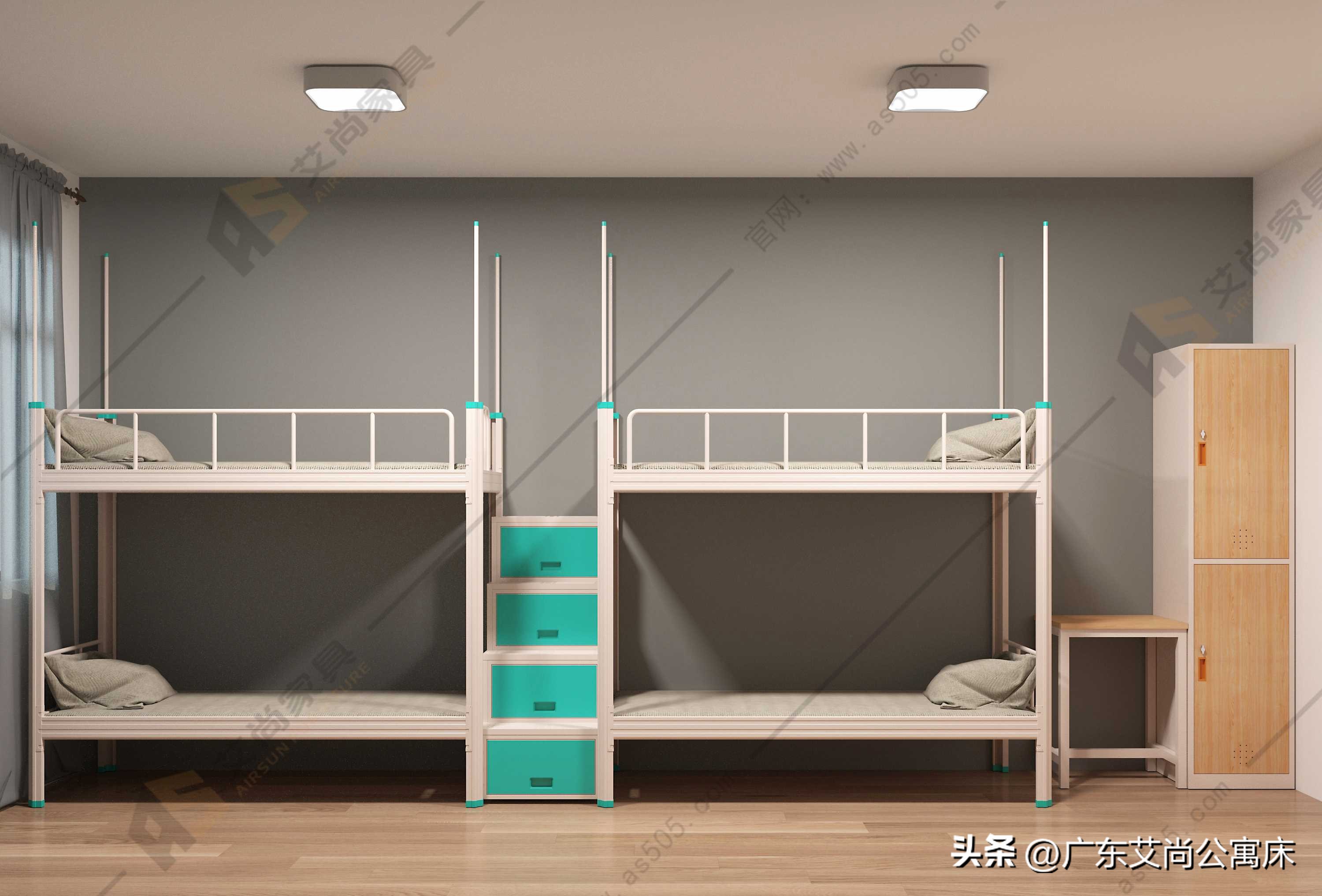宿舍上下床宽是多少,上下床尺寸大学生宿舍