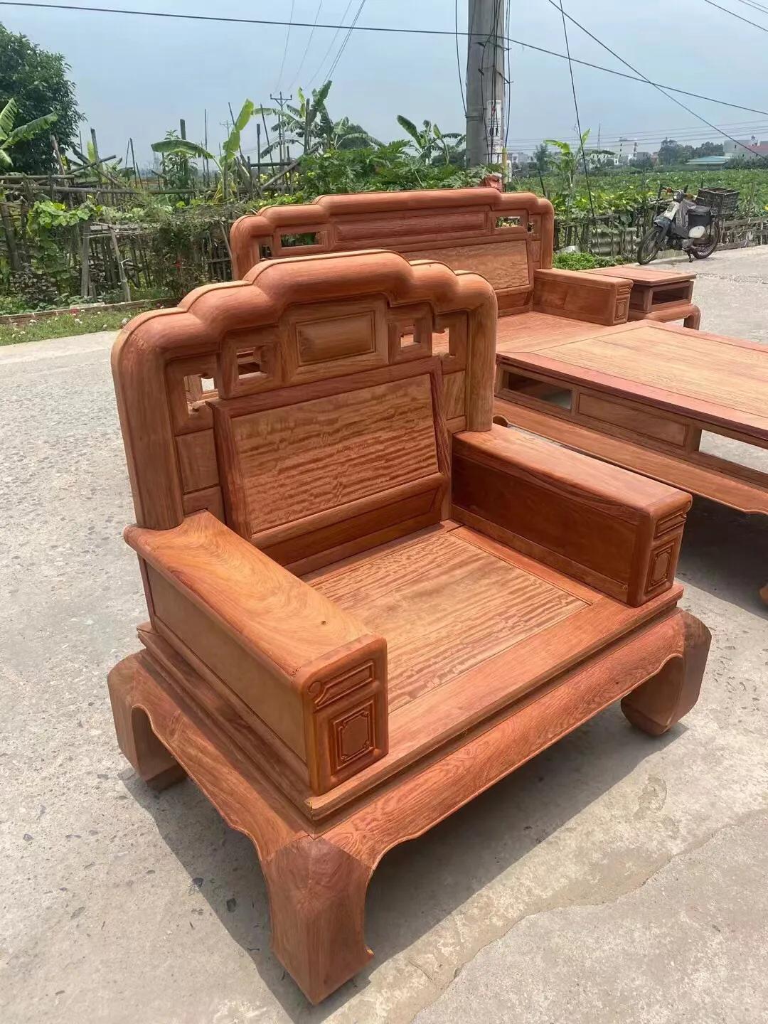 缅甸花梨大果紫檀国色天香尺寸,缅甸花梨国色天香沙发十一件套