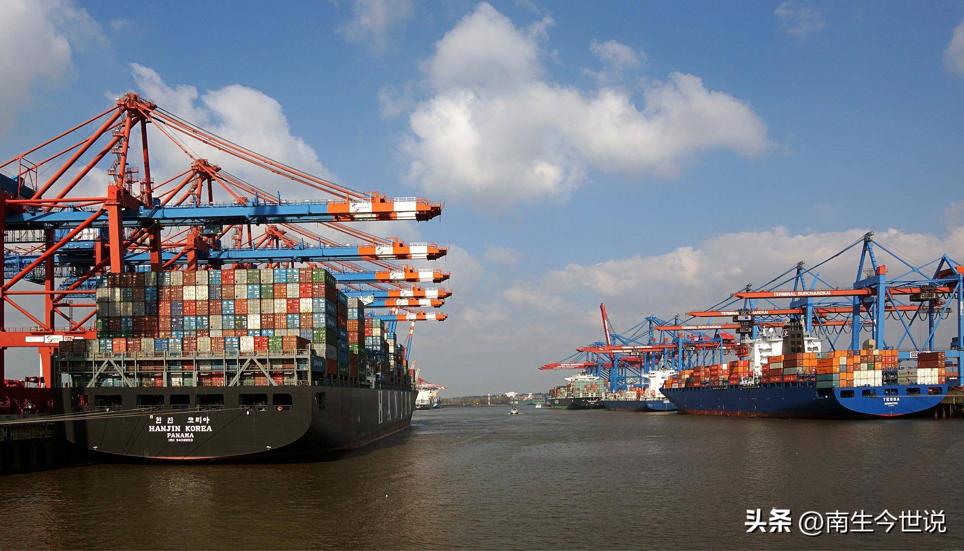 2022年全球外贸前十强:中、美、德、荷、日、法、韩、意、比、英