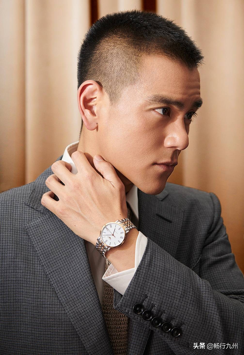 浪琴表携手优雅形象大使,浪琴彭于晏同款新款